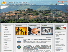 Tablet Screenshot of comune.lenola.lt.it